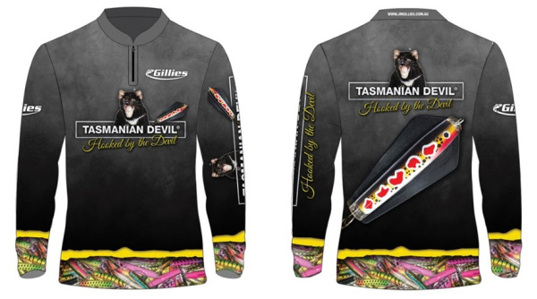 Футболка WIGSTON LURES TASMANIAN DEVIL FISHING SHIRT